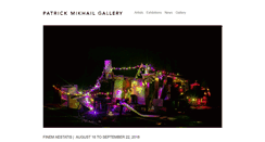 Desktop Screenshot of patrickmikhailgallery.com