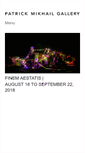 Mobile Screenshot of patrickmikhailgallery.com