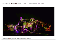 Tablet Screenshot of patrickmikhailgallery.com